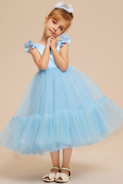 Robe Midi Tulle Bleu Pâle - gallery 7