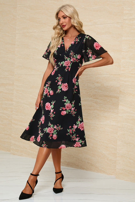 Robe Midi Florale Légère