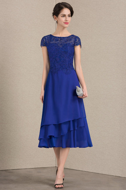 Robe Midi Élégance Azurante