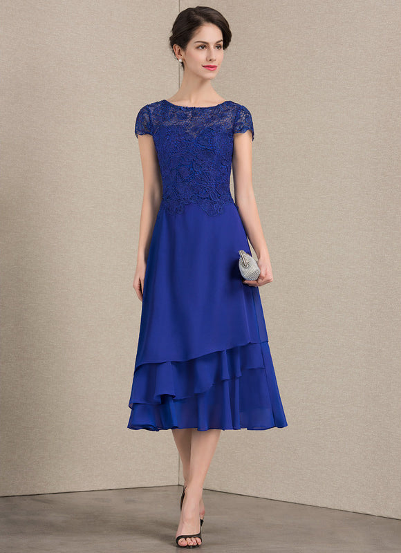 Robe Midi Élégance Azurante