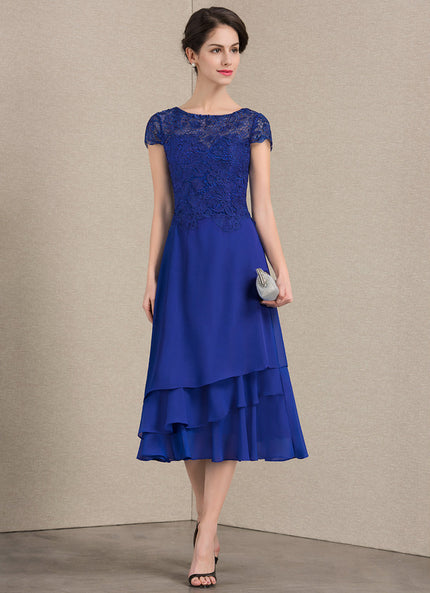 Robe Midi Élégance Azurante