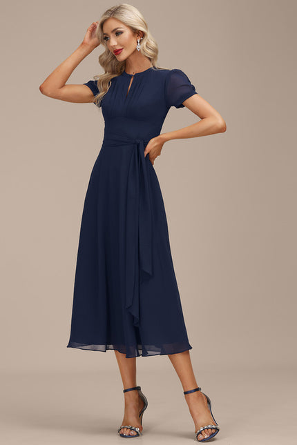 Robe Midi Chiffon Nuit - gallery 2