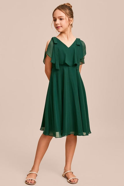 Robe Midi Émeraude Légère - gallery 4