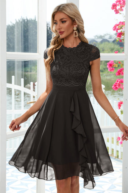 Robe Midi Bordeaux Aérienne - gallery 9