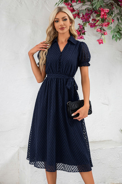 Robe Midi Chic Rayée - gallery 4