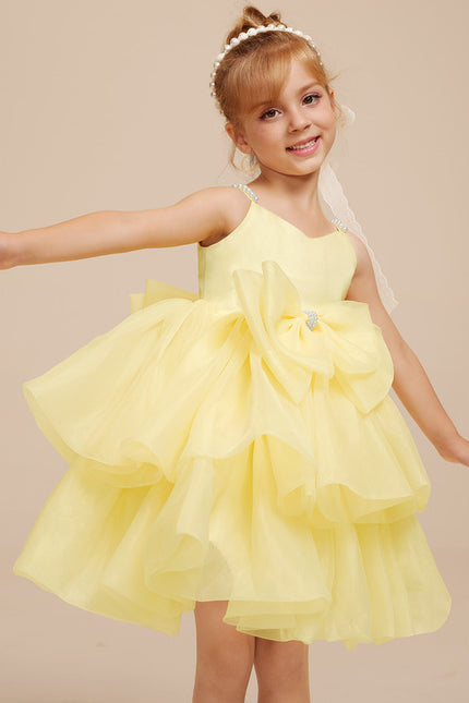 Robe Midi Jaune Volante - gallery 9
