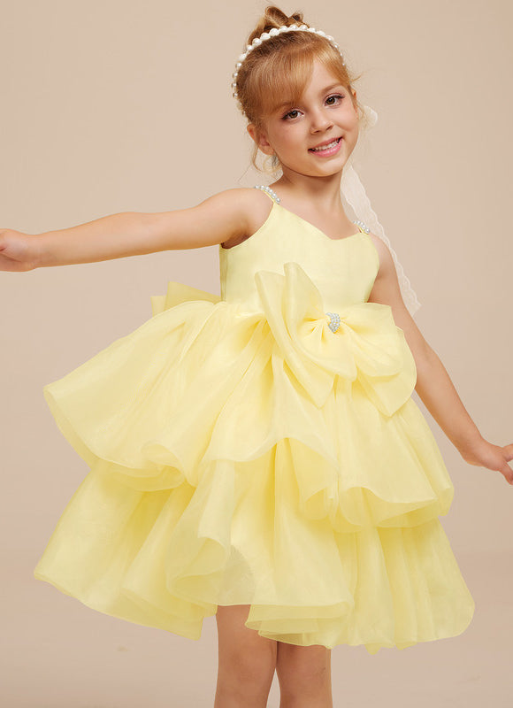 Robe Midi Jaune Volante - gallery 9