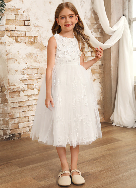 Robe Midi Nuptiale Enfant - gallery 9