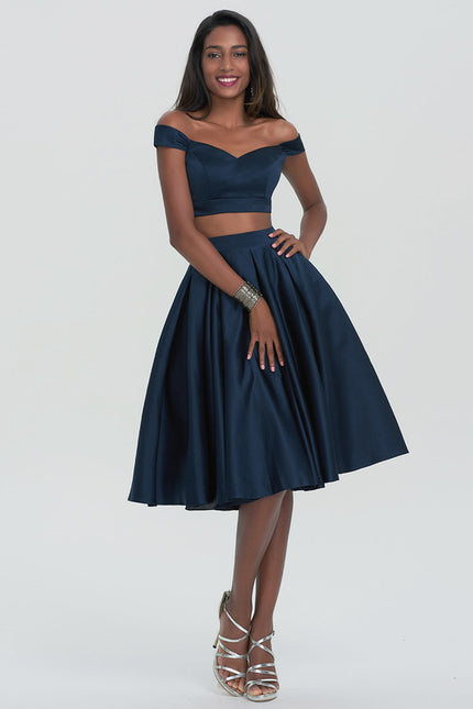 Robe Midi Satinée Cintrée - gallery 1