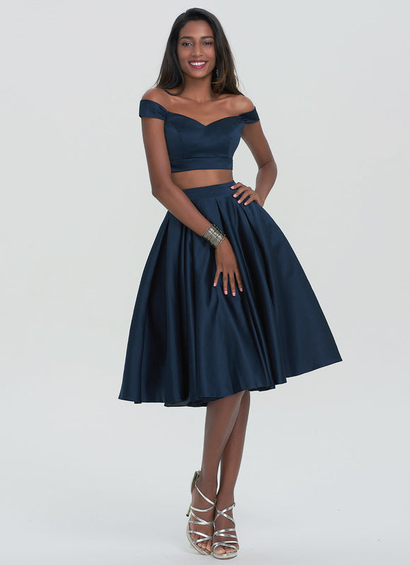 Robe Midi Satinée Cintrée - gallery 1