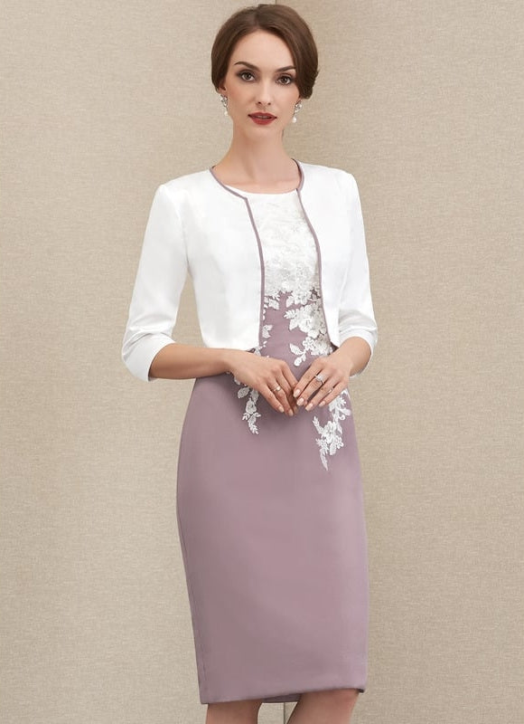 Robe Midi Violet Élégant