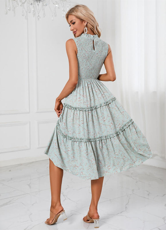 Robe Midi Midi Aquarelle - gallery 3
