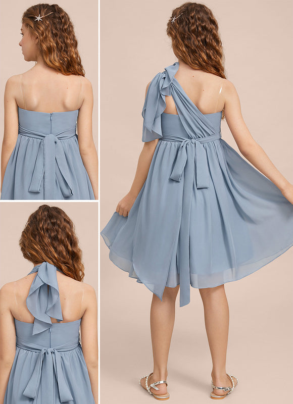 Robe Midi Chiffon Céleste - gallery 1