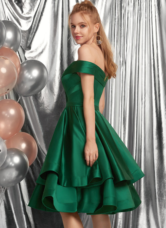 Robe Midi Émeraude Volante - gallery 4