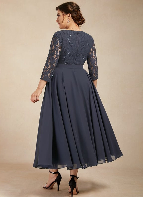 Robe Midi Manche 3 4 - gallery 7