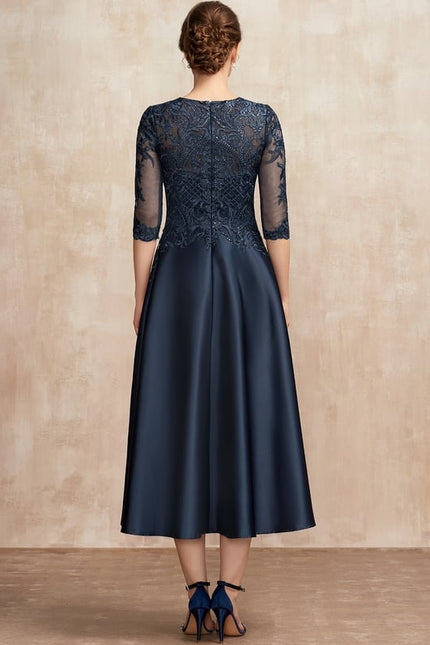 Robe Midi Chic Satin Éthique - gallery 5