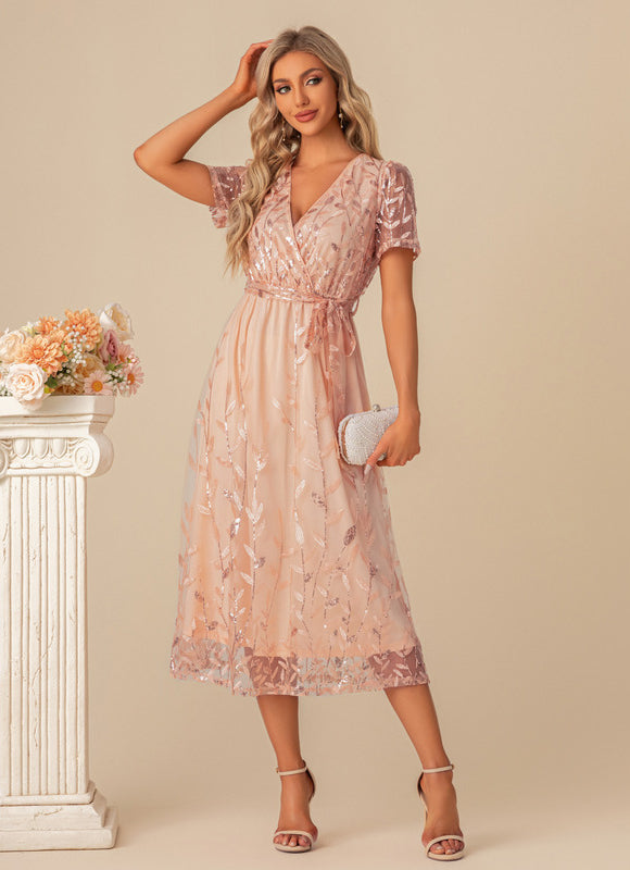 Robe De Soirée Grande Taille Midi - gallery 4