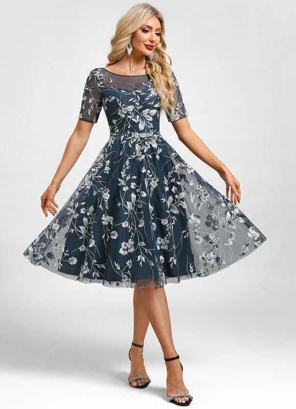 Midi Robe De Cérémonie Femme - gallery 3