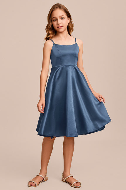 Robe Midi Satin Vert Tendre - gallery 1