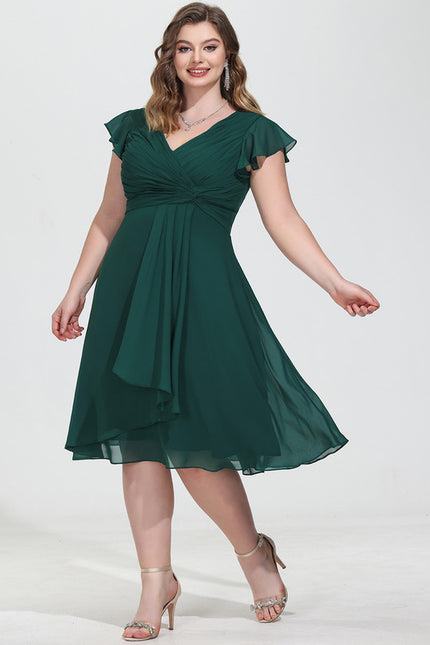 Robe Midi Aérienne Marine - gallery 5