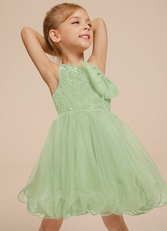 Robe Midi Tulle Verte - gallery 3