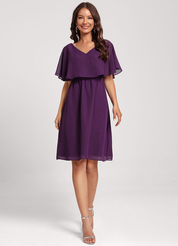 Robe Midi Bleu Nuit Élégante - gallery 6