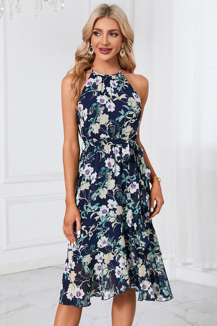 Robe Midi À Volants Florale - gallery 5