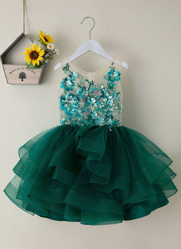 Robe Midi Émeraude Festive - gallery 4