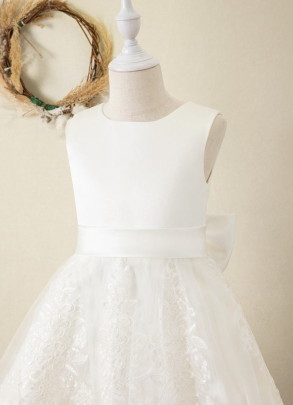 Robe Midi Satinée Fleurie - gallery 1