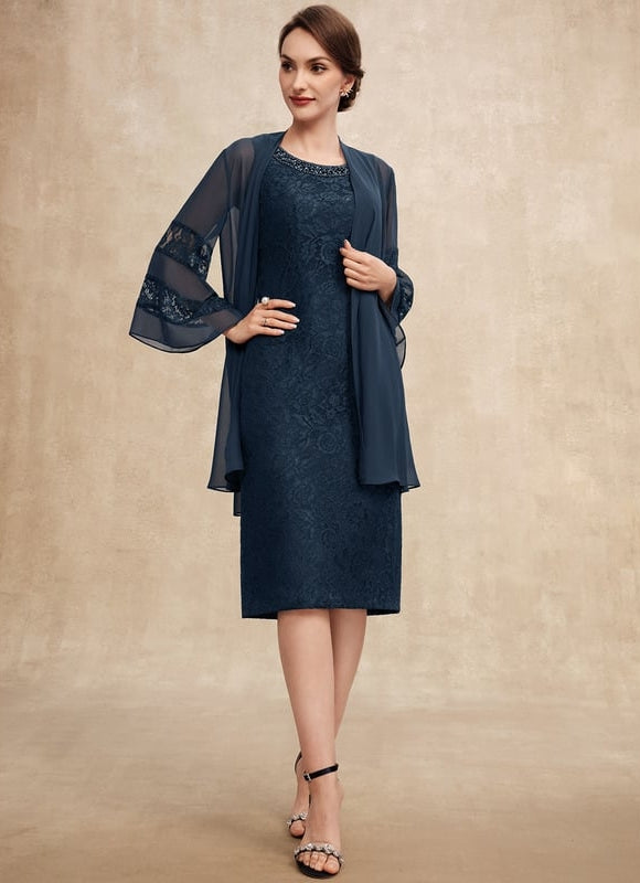 Robe Midi Élégance Évanescente - gallery 1