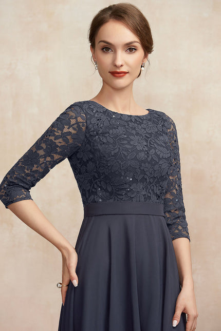Robe Midi Manche 3 4 - gallery 5