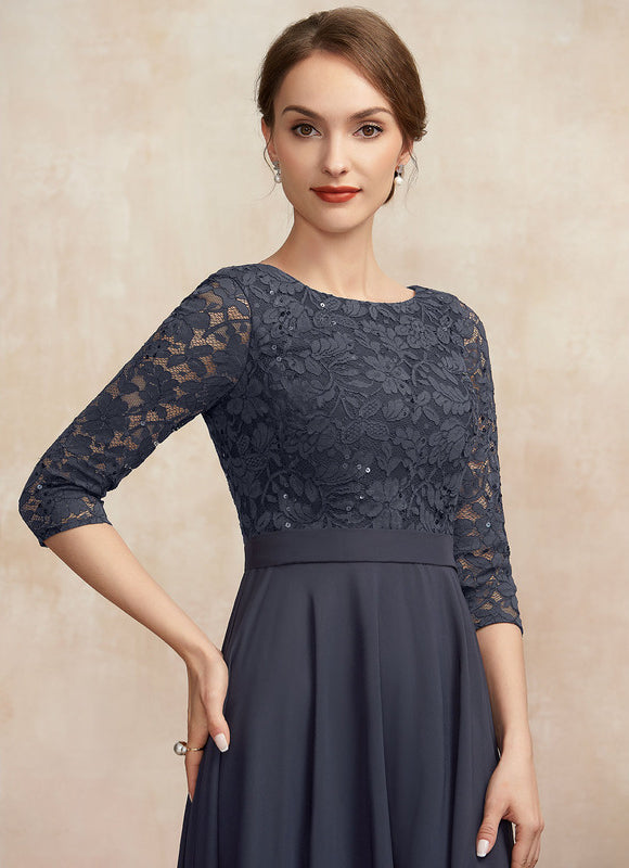 Robe Midi Manche 3 4 - gallery 5