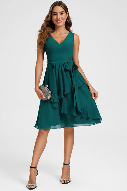 Robe Midi Vert Sauge - gallery 3