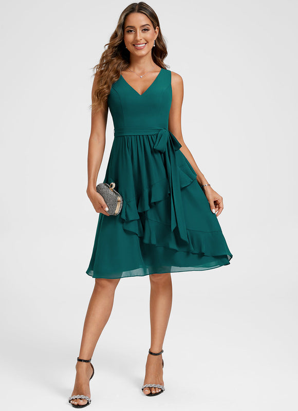 Robe Midi Vert Sauge - gallery 3