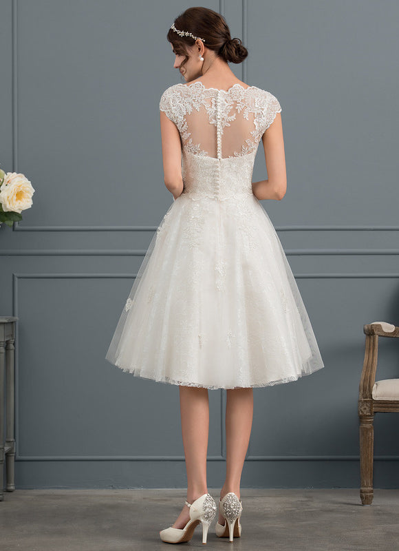 Robe Midi Tulle Écrue - gallery 5