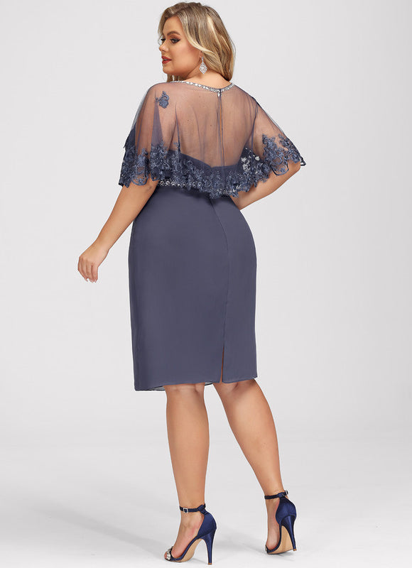 Robe Midi Nuit Marine Chic - gallery 9