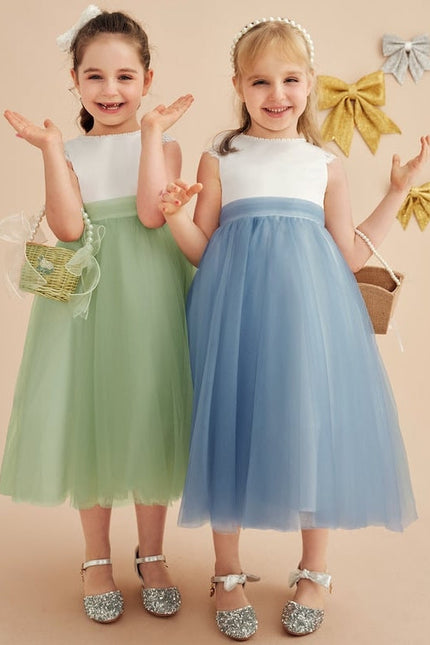 Robe Midi Tulle Bleu Céleste - gallery 5