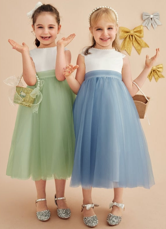 Robe Midi Tulle Bleu Céleste - gallery 5