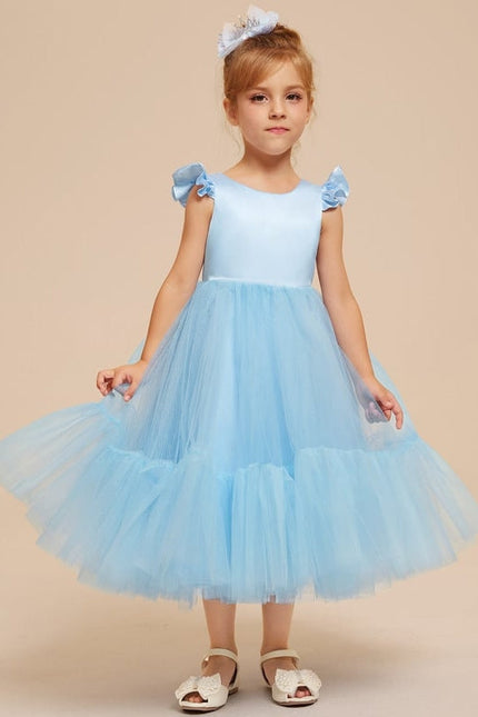 Robe Midi Tulle Bleu Pâle - gallery 6