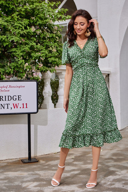 Robe Midi Chic En Polyester - gallery 2