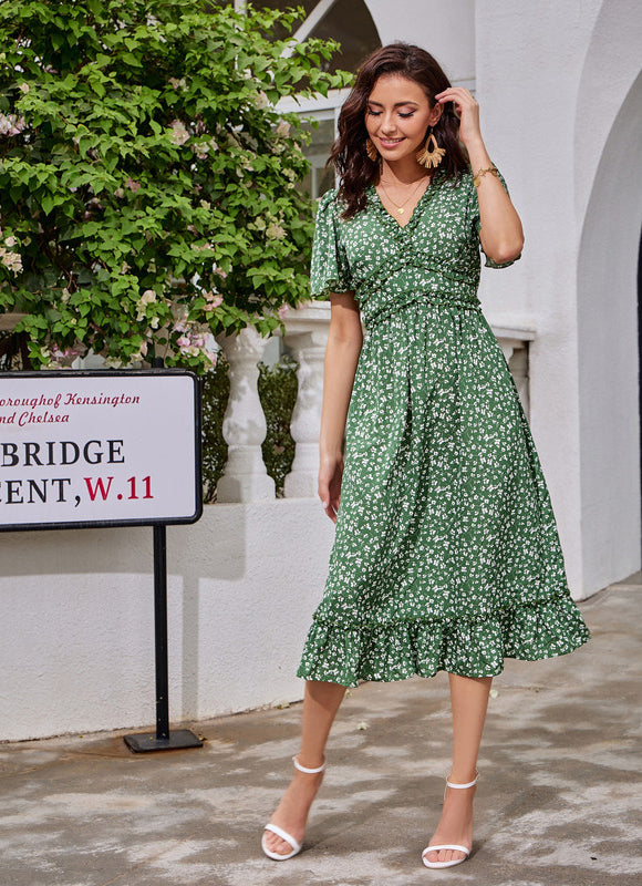 Robe Midi Chic En Polyester - gallery 2