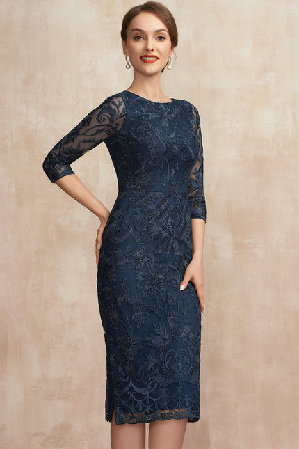 Robe Midi Dentelle Sophistiquée - gallery 3
