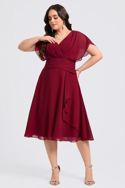 Robe Midi Trapèze Élégante - gallery 9