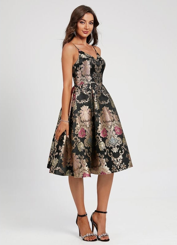Robe Midi Éclat Satiné - gallery 2