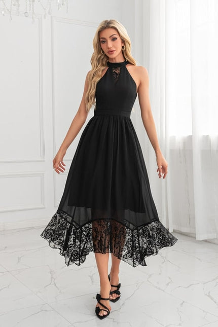Robe Midi Dentelle Fluide - gallery 4