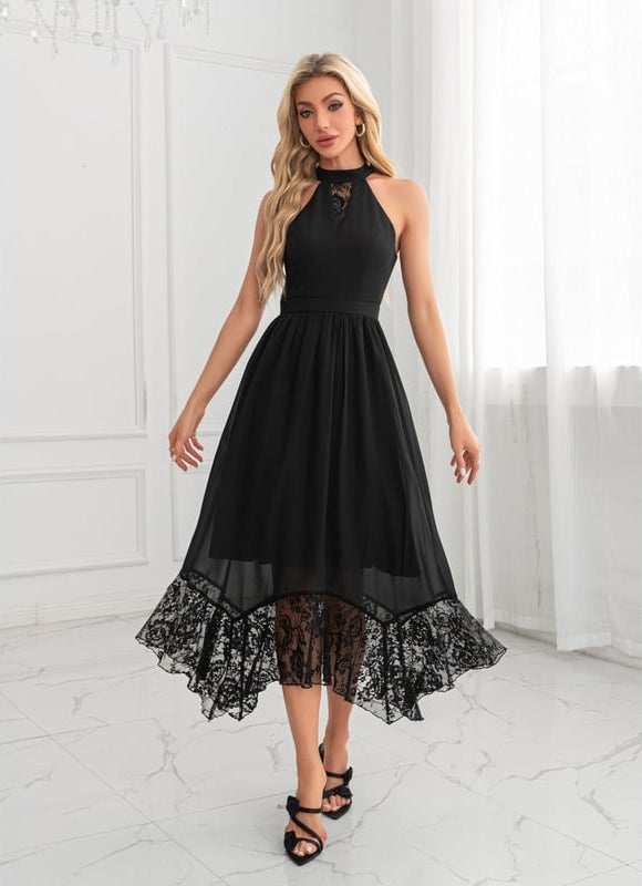 Robe Midi Dentelle Fluide - gallery 4
