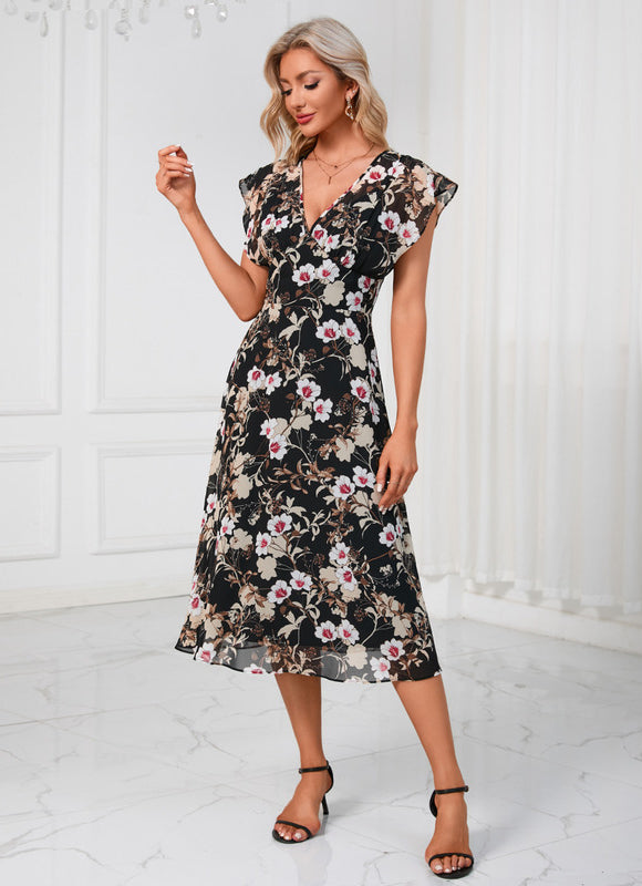 Robe Midi Florale Légère - gallery 7