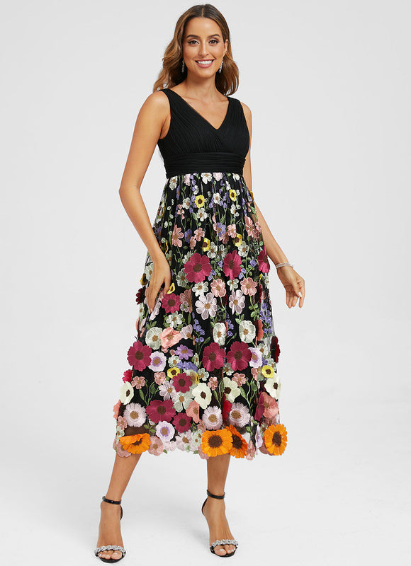 Robe Midi Tulle Bohème - gallery 1