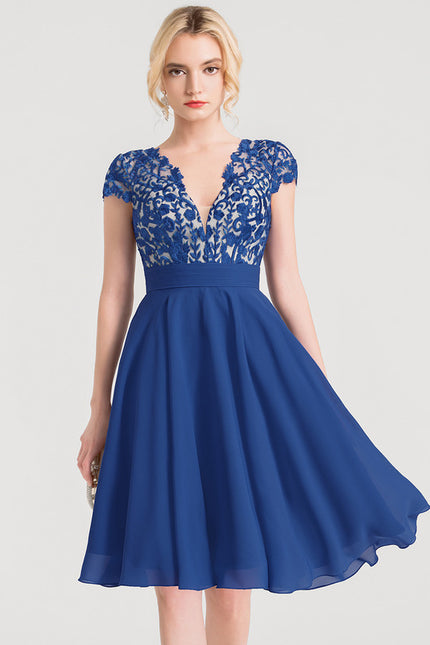 Robe Midi Bleu Envoûtant