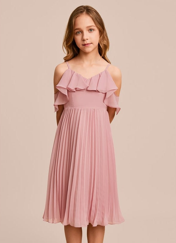 Robe Midi Aérienne Bleue - gallery 4